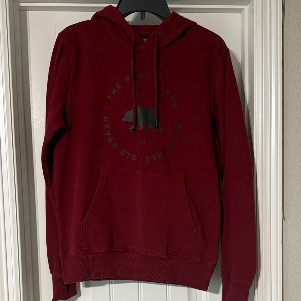 The North Face Burgundy Hoodie